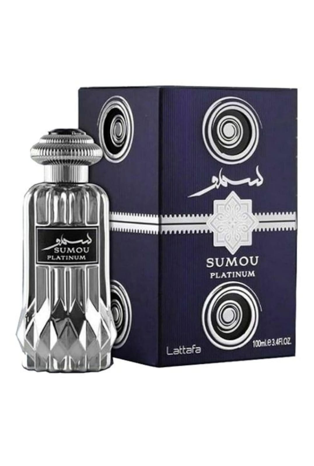 Parfum Arabesc LATTAFA Sumou Platinum – Forță și Rafinament, Apă de Parfum 100 ml, Bărbați