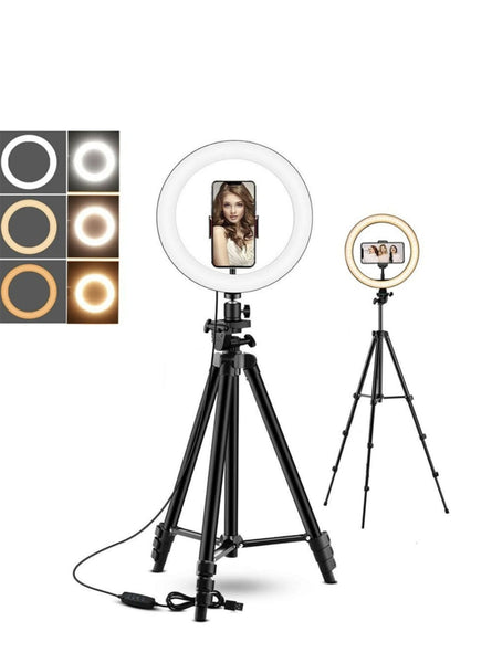 Ring Light LED Profesional cu trepied si suport pentru telefon