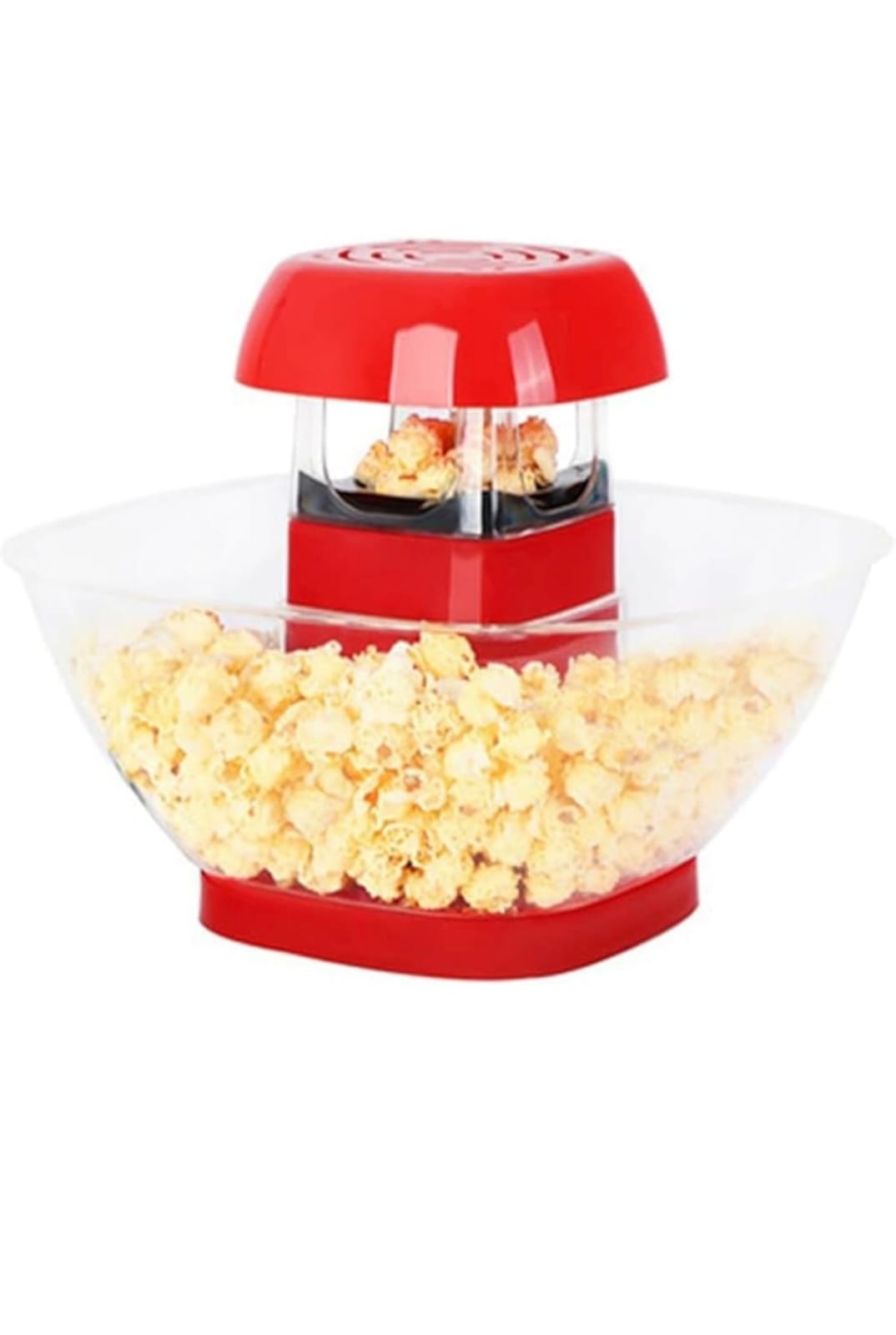 Aparat de facut popcorn cu aer cald 1200W, fara ulei, design elegant